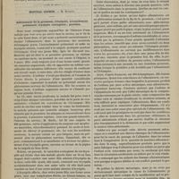 0805 - Page 803 - Hôtel-Dieu. M. Richet. Ligature de l'artère sous-clavière pour un anévrysme diffus de l'aisselle / Hôpital Cochin. M. Bucquoy. Albuminurie de la grossesse, éclampsie, accouchement prématuré, érysipèle contagieux ; guérison