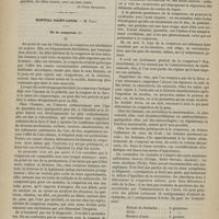 0822 - Page 820 - Revue clinique hebdomadaire. Sein douloureux / Hôpital Saint-Louis. M. Vidal. De la couperose