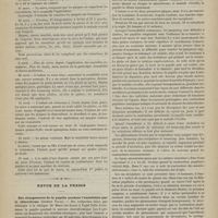 0831 - Page 829 - Hystérie. - Sensibilité au zinc. Bons effets de ce métal appliqué extérieurement et administré à l'intérieur ; par le Docteur Moricourt... / Revue de la presse. Des changements de la pupille pendant l'anesthésie par le chloroforme (Gustave Vogel)