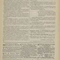0833 - Page 831 - Chronique et nouvelles scientifiques. Hospices civils de Saint-Étienne (Loire) / École de médecine de Nantes / École de médecine de Rennes / École de médecine de Tours