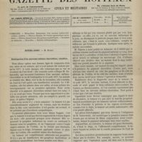 0835 - Page 833 - Sommaire / Hôtel-Dieu. M. Richet. Extirpation d'un sarcome mélano-choroïdien ; récidive