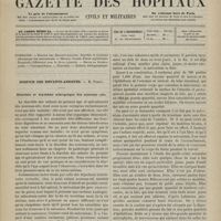 0843 - Page 841 - Sommaire / Hospice des Enfants-Assistés. M. Parrot. Diarrhée et érythème athrepsique des nouveau-nés
