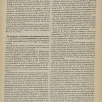 0872 - Page 870 - Revue de la presse. Plaie pénétrante de l'abdomen chez une femme arrivée à la fin de la grossesse. - Hernie de l'intestin et de l'utérus gravide. - Opération césarienne. - Réduction des organes sortis. - Mort de la mère. - Enfant vivant (Khandrikov). (Annales de la Société de chirurgie de Moscou, t. II, p. 48-49) / Remarques sur le mécanisme des pulsations des veines et en particulier sur celles des jugulaires (Lauder Brunton)