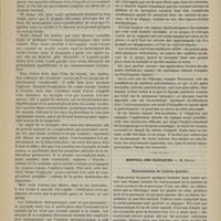 0901 - Page 899 - Hôpital Necker. M. Potain. Laryngite tuberculeuse ; aphonie ; cornage / Hôpital des Cliniques. M. Depaul. Renversement de l'utérus gravide