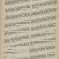 0910 - Page 908 - Hôpital de la Charité. M. Hardy. Rétrécissement avec insuffisance mitrale ; asystolie / Hôpital Saint-Louis. M. Vidal. De l'épithélioma de la peau. - Traitement par le chlorate de potasse