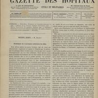 0947 - Page 945 - Sommaire / Hôtel-Dieu. M. Richet. Évidement de l'extrémité inférieure du tibia