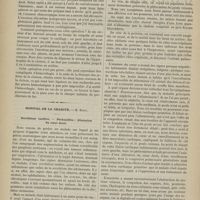 0972 - Page 970 - Hôtel-Dieu. M. Richet. Déviation avec exostose de la cloison nasale / Hôpital de la Charité. M. Hardy. Scrofulose tardive. - Péricardite ; dilatation du coeur droit