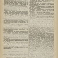 0973 - Page 971 - Hôpital de la Charité. M. Hardy. Scrofulose tardive. - Péricardite ; dilatation du coeur droit / Hôpital de Rothschild. M. Leven. Néphrite parenchymateuse ; urémie ; injections de nitrate de pilocarpine ; guérison. (Observation recueillie par M. Rueff...)
