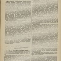 0975 - Page 973 - Société de biologie. Séance du 11 octobre 1879. Communications. Influence des nerfs sur la sécrétion lactée. M. Regnard, au nom de M. Laffont / Effets cardiaques de la ligature du pneumo-gastrique ; névrotome électrique. M. Franck / Séance du 18 octobre 1879. Communications. Physiologie et pathologie du système nerveux. M. Brown-Séquard / Embryologie du tétard. M. Mathias Duval