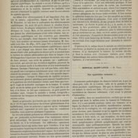 0996 - Page 994 - Hôpital Lariboisière. M. Duplay. Rétrécissement cancéreux et rétrécissement syphilitique du rectum / Hôpital Saint-Louis. M. Vidal. Des syphilides cutanées
