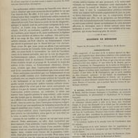 1007 - Page 1005 - Hôtel-Dieu de Marseille. M. Combalat. Anévrysme artérioso-veineux de l'aisselle. (Observation recueillie par M. G. Cousin...) / Académie de médecine. Séance du 28 octobre 1879. Correspondance / Lecture / Élection