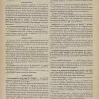1024 - Page 1022 - Académie de médecine. Séance du 4 novembre 1879. Correspondance / Présentations / Communication. Transmissibilité de la rage de l'homme. M. Maurice Raynaud / Lecture. Manifestation cutanée de la lymphadénie. M. le Docteur Paul Fabre... / Modification du sphygmographe de Marey. M. Brondel... / Analgésie thérapeutique locale déterminée par l'irritation de la région similaire du côté opposé du corps. M. Dumontpallier... / Livres scolaires et myopie. M. Javal / Durée de la conservation du pouvoir virulent des cadavres et des débris cadavériques charbonneux. M. Colin