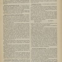 1053 - Page 1051 - Revue de la presse. Le rein sénile / Injections hypodermiques de café. (Mouvem. méd.) / Ankylostome duodénal ; anémie pernicieuse. (Rev. méd. fr. et étr.) (Un. méd.) / Corps étranger dans l'oreille. (Gaz. hebd.) / Traitement du lichen. (Le Praticien) / Structure des ligaments larges