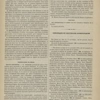 1064 - Page 1062 - Société médicale des hôpitaux. Séance du 14 novembre 1879. Communications. Curabilité des hémianesthésies compliquées d'hémiplégie motrice par les agents aestésiogènes. M. Debove / Présentation de pièces. Anurie calculeuse. M. Tenneson / Hémiplégie du même côté que la lésion cérébrale. M. Maurice Raynaud / Élection / Chronique et nouvelles scientifiques. Facultés de médecine. - Épreuves pratiques d'anatomie et médecine opératoire