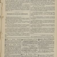 1089 - Page 1087 - Thérapeutique. De l'aconitine dans les névralgies / Chronique et nouvelles scientifiques. Faculté de médecine de Paris / Faculté de médecine de Montpellier / Facultés des sciences de Paris / École de médecine d'Arras / École de médecine de Grenoble / École de médecine de Limoges / École de médecine de Rouen / École de médecine de Tours