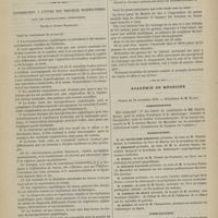 1095 - Page 1093 - Hôpital des Enfants-Malades. M. Jules Simon. Des causes de claudication chez les enfants / Contribution à l'étude des troubles respiratoires dans les laryngopathies syphilitiques. Par M. le Docteur Krishaber / La fièvre jaune à Madrid en 1878. (Rapport présenté à M. le Ministre de l'instruction publique par M. le Docteur A. Guichet...) / Académie de médecine. Séance du 25 novembre 1879. Correspondance / Présentations / Communications