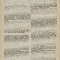 1120 - Page 1118 - Académie de médecine. Séance du 3 décembre 1879. Présentations. M. Personne, au nom de M. le Docteur Galippe : Sur l'introduction du chromate neutre de plomb dans les pâtisseries pour leur communiquer une coloration jaune doré / Suite de la discussion sur le charbon. M. Pasteur, quelques observations sur la dernière lecture de M. Colin / Lectures. Réparation du sang à la suite des maladies aiguës. M. G. Hayem / Expériences physiologiques sur un décapité. M. E. Decaisne, en son nom et au nom de MM. les Docteurs Évrard et Gaston Decaisne