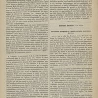 1132 - Page 1130 - Hôpital de la Charité. M. Gosselin. I. Cancer de l'utérus : douleurs, vomissements. - II. Chute de l'utérus : allongement considérable / Hôpital Necker. M. Potain. Pneumonie, phlegmon de l'épaule, atrophie musculaire du bras