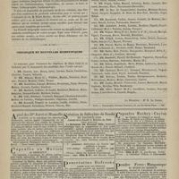 1145 - Page 1143 - Bibliographie. I. Traité de chimie générale, par Paul Schützenberger... - II. Traité des maladies de la peau, par le Professeur Neumann. - III. Nouvelle géographie universelle, par Élisée Reclus / Chronique et nouvelles scientifiques