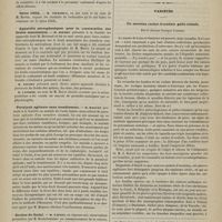 1158 - Page 1156 - Société de biologie. Séance du 13 décembre 1879. Action comparative de la vératrine et du curare. M. Bochefontaine / Spina bifida. M. Tourneux, en son nom et au nom de M. Martin / Appareils microphoniques pour la constatation des bruits musculaires. M. Boudet / Paralysie agitante sans tremblement. M. Magnan / Section du facial. M. Lafont / Variétés. Un nouveau cachet d'oculiste gallo-romain. Par le Docteur Georges Camuset