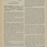 1183 - Page 1181 - Physiologie pathologique et traitement rationnel de la rage. Par M. le Docteur Duboué... / Les livres d'étrennes. I. Histoire des Romains, par Victor Duruy. - II. Un voyage à la mer polaire, par le capitaine sir George S. Nares. - III. Mongolie et pays des Tangoutes, par Prjévalski. - IV. Les inondations, par A. Landrin. - V. Les tombeaux, par L. Augé. - VI. L'éclairage électrique, par le comte du Moncel. - VII. Le patriotisme, par P. Lacombe