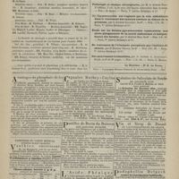 1193 - Page 1191 - Chronique et nouvelles scientifiques. Boursiers des Facultés de médecine / Faculté de médecine de Nancy / Cours public et gratuit de physiologie à la salle Gerson / Bulletin bibliographique