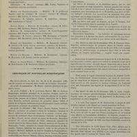 0018 - Page 6 - Hôpitaux de Paris. [Classement et répartition des élèves internes et externes] / Chronique et nouvelles scientifiques. Faculté de médecine de Paris / Avis