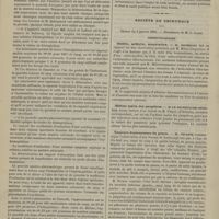 0024 - Page 12 - Physiologie. Des procédés de dosage de l'hémoglobine ; par M. le Docteur E. Lambling... / Société de chirurgie. Séance du 3 janvier 1883. Communications. Ostéite, arthrite, amputation. M. Richelot, une observation présentée par M. Millot-Carpentier / Oedème malin des paupières. M. le Secrétaire général, sur un travail de M. Chipot... / Tumeurs douloureuses du genou. M. Nicaise