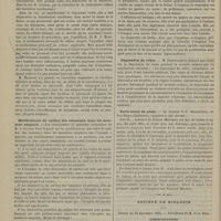 0032 - Page 20 - Revue de la presse. Traitement de certains accidents de l'éruption des dents et en particulier des oreillons par l'aconitine associée à divers moyens. (Progrès médical) / Modifications du calibre des vaisseaux dans les membres amputés. (Revue de chirurgie) / Impetigo contagiosa. (Lyon médical) / Dépression du crâne. (Arch. de médecine) / Perte totale du pénis. (Journ. of Cutaneous and Venereal Diseases) / Société de biologie. Séance du 23 décembre 1882. Communications. Indépendance des contractions de l'utérus et du système cérébro-spinal. M. Dembo