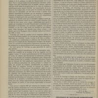 0050 - Page 38 - Revue bibliographique. Maladies de la prostate, leur histoire pathologique et leur traitement, par sir Henry Thompson. [Dr E. Le Bec] / Chronique et nouvelles scientifiques