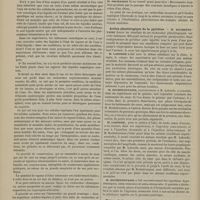 0056 - Page 44 - Recherches préliminaires sur le mode d'action de quelques liquides organiques neutres sur la substance organisée. Par M. le Dr R. Dubois... / Société de biologie. Séance du 30 décembre 1882. Communications. Influence des courants faradiques à travers le crâne. M. Orchanski / Action physiologique de la pyridine. M. Bochefontaine / Nature du lupus. M. Leloir