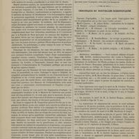 0058 - Page 46 - Variétés. Des dispensaires d'arrondissement. Note lue à la société médicale des bureaux de bienfaisance ; par M. le Docteur Passant... / Chronique et nouvelles scientifiques. Concours d'agrégation / Distinctions honorifiques