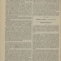0062 - Page 50 - Hôpital de la Clinique. M. Depaul. I. Grossesse gémellaire. - II. Hydrencéphalocèle. - III. Grossesse de deux mois, hémorragie, fausse couche / Hôpital du Midi. M. Charles Mauriac. Syphilides muqueuses