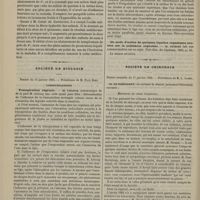 0072 - Page 60 - Revue clinique hebdomadaire. État actuel de l'épidémie typhoïde à Paris. - De quelques-uns des moyens de traitement / Société de biologie. Séance du 13 janvier 1883. Communications. Transpiration végétale. M. Franck, de la part de M. Arloing / Du mode d'action de quelques liquides organiques neutres sur la substance organisée. M. Dubois / Société de chirurgie. Séance annuelle du 17 janvier 1883
