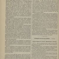 0086 - Page 74 - Hôpital Necker. M. Potain. I. Rétrécissement spasmodique de l'oesophage. - II. Fièvre typhoïde, complications / Clinique de Rio-de-Janeiro. M. Fort. Tumeur fibreuse de l'utérus. Hystérotomie. Guérison