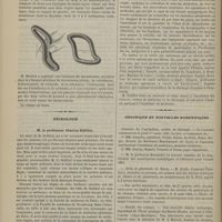 0114 - Page 102 - Académie de médecine. Séance du 30 janvier 1833. Présentation d'instruments. Pessaire sigmoïde élastique. M. Dujardin-Beaumetz, au nom du Docteur P. Ménière... / Nécrologie. M. le Professeur Charles Sédillot / Chronique et nouvelles scientifiques. Concours de l'agrégation, section de chirurgie / École de pharmacie de Nancy / Faculté des sciences
