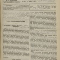 0117 - Page 105 - Sommaire / Revue clinique hebdomadaire. Les purpuras. - Purpura apyrétique. - Purpura rhumatismal