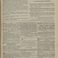0123 - Page 111 - Chronique et nouvelles scientifiques. Faculté de médecine de Paris / Concours de l'agrégation / Faculté de médecine de Paris / Bulletin bibliographique