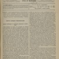 0165 - Page 153 - Sommaire / Revue clinique hebdomadaire. Lésions cardiaques et aortiques, saturnine et arthritique