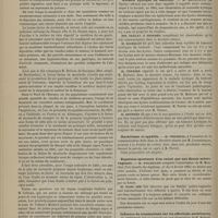 0168 - Page 156 - Hygiène alimentaire. La farine de moutarde ; ses propriétés diététiques et hygiéniques. Par M. le Docteur C. Roussey / Société de chirurgie. Séance du 15 février 1883. Correspondance. Maladie kystique du testicule. M. Heurtaux... / Rachitisme et syphilis. M. Verneuil, communication faite par M. Lannelongue / Expulsion spontanée d'un calcul par une fistule urétro-vaginale. M. Polaillon, observation de M. Mouchet / Influence du traumatisme sur les affections antérieures. M. Verneuil, sur une observation de M. Redard