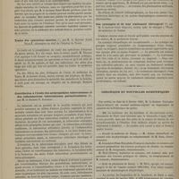 0170 - Page 158 - Revue bibliographique. Extraits de pathologie infantile de Blache et Guersant, publiés par M. le Docteur R. Blache, avec une préface de M. le Docteur Archambault / Traité des opérations usuelles, par M. le Docteur Louis Thomas... / Contribution à l'étude des arthropathies tuberculeuses et des inflammations tuberculeuses périarticulaires, par M. le Docteur P. Zannelis / Travaux scientifiques des pharmacies militaires français, par A. Balland / Des cystalgies et de leur traitement chirurgical, par M. le Docteur Léon Gergaud... / Chronique et nouvelles scientifiques. Faculté de médecine de Nancy / École de pharmacie de Nancy