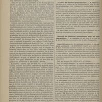 0176 - Page 164 - Hôpital des Enfants-malades. M. Jules Simon. La diarrhée chez les enfants / Société de biologie. Séance du 17 février 1883. Communications. Le virus du charbon symptomatique. M. Franck, une note de M. Arloing / Rapport des ganglions sympathiques avec les nerfs vaso-moteurs. M. Dastres, en son nom et au nom de M. Morat / Capacité respiratoire des animaux terrestres et des animaux aquatiques. M. Blanchard