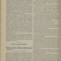 0232 - Page 220 - Clinique ophtalmologique. M. Coursserant. De la choroïdite antérieure. (Leçon recueillie par le Docteur Léviste...) / Clinique des départements. Gangrène du scrotum. Dénudation complète des testicules. Anaplastie par la méthode française. Réunion immédiate. Par M. le Docteur Rascol...