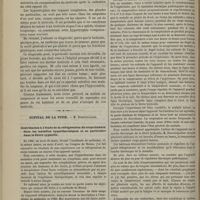 0246 - Page 234 - Hôpital de la Charité. M. Desprès. Castration à gauche. Hypertrophie compensatrice du testicule à droite / Hôpital de la Pitié. M. Dumontpallier. Contribution à l'étude de la réfrigération du corps humain dans les maladies hyperthermiques et en particulier dans la fièvre typhoïde