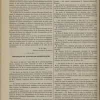 0250 - Page 238 - Revue bibliographique. Traité théorique et clinique de la dysenterie, par M. le Docteur Bérenger-Féraud... [Dr H. Rey] / Chronique et nouvelles scientifiques. Faculté des sciences de Paris