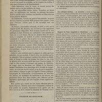 0272 - Page 260 - Hospice de la Salpêtrière. M. Legrand du Saulle. Les alcoolisés / Société de biologie. Séance du 10 mars 1883. Communications. Centre respiratoire. M. Laborde / La caduque utérine. M. Doléris / Emploi de l'eau oxygénée à l'intérieur. M. Larrivé