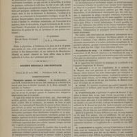 0304 - Page 292 - Revue clinique hebdomadaire. Mode d'administration et doses de la glycérine pour l'usage interne / Société médicale des hôpitaux. Séance du 23 mars 1883. Communications. Paralysie spinale de l'enfance. M. Damaschino, au nom de M. Archambault et au sien / Transfusion du sang. M. Zuber, sur les communications de M. Roussel