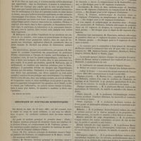 0306 - Page 294 - Société médicale des hôpitaux. Séance du 23 mars 1883. Communications. Un nouvel antipyrétique, le chlorydrate de kairine. M. Hallopeau / Chronique et nouvelles scientifiques. Collège de France / Physique générale / Physique expérimentale / Chimie minérale / Chimie organique / Médecine / Histoire naturelle des corps inorganiques / Histoire naturelle des corps organisés / Embryogénie comparée / Anatomie générale