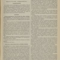 0345 - Page 333 - Thérapeutique. L'anorexie et les sécrétions gastriques et pancréatiques. Par M. le Docteur S. Labastide / Académie de médecine. Séance du 10 avril 1883. Correspondance / Rapports. Lésions consécutives à une fracture du crâne ; localisation cérébrales. M. Polaillon, sur un travail de M. le Docteur Giuseppe Silvestrini / Suite de la discussion sur la fièvre typhoïde. M. Fauvel