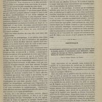 0351 - Page 339 - Revue clinique hebdomadaire. Le zona / Obstétrique. Accouchement prématuré provoqué chez une femme dont le bassin mesure 9 centimètres sans déduction. Application du forceps au détroit supérieur. Enfant vivant. Suite de couches normales. Par le Docteur Triaire...